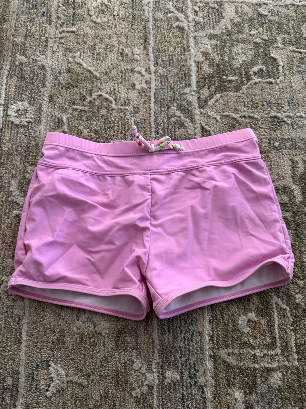 Laguna B Pink Girls Swim Shorts Coverup